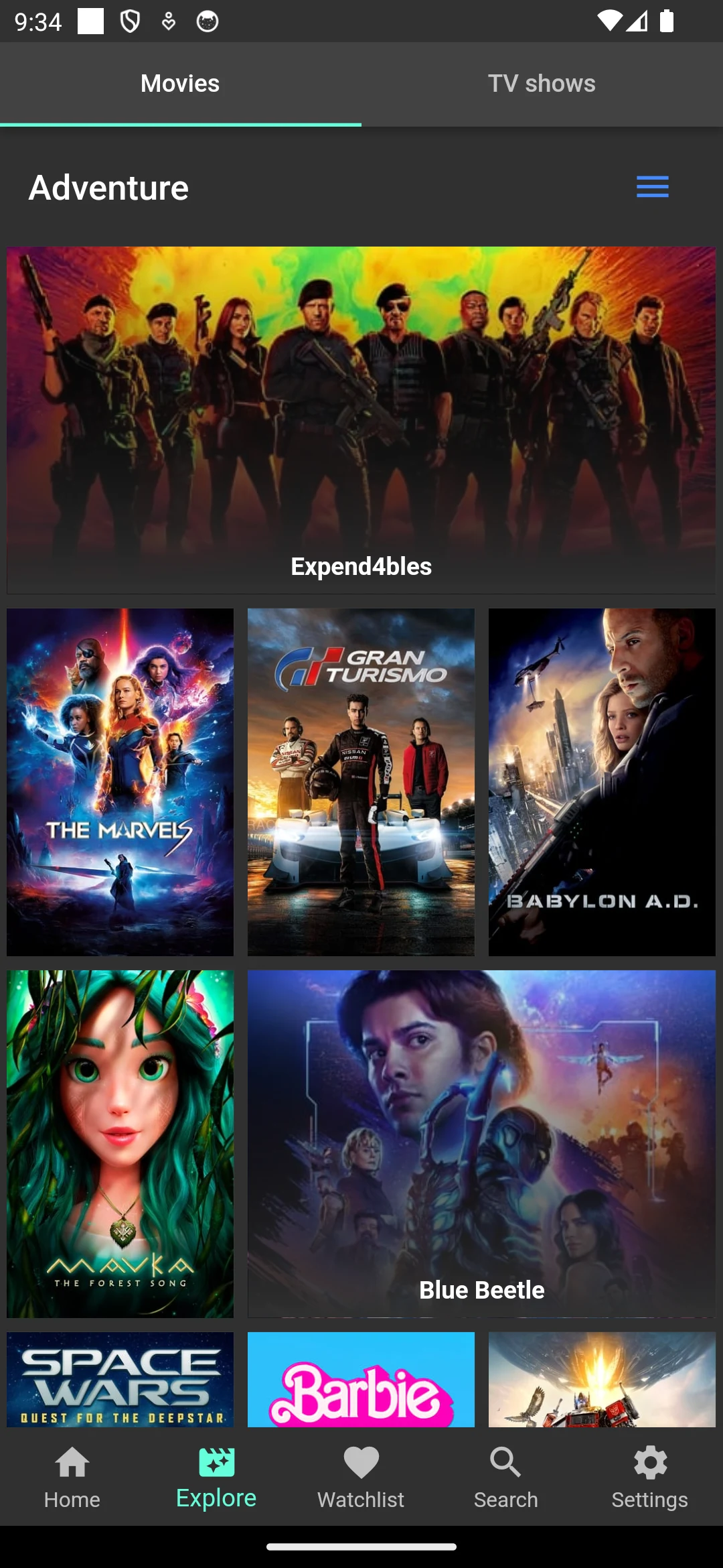 myFilms: movies & IPTV screenshot